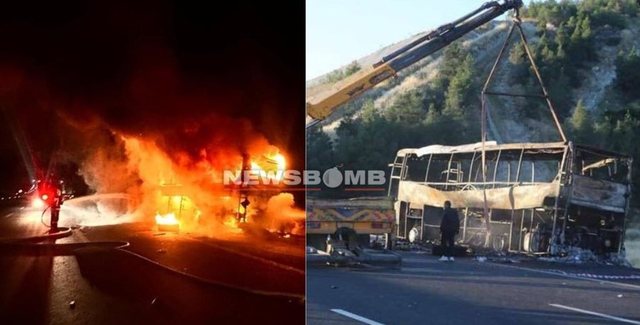 Merr flakë autobuzi, disa u gjetën pranë dyerve teksa përpiqeshin të shpëtonin (DETAJE-PAMJE)