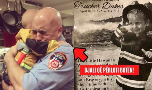 Kërkesa e djalit të vogël që po v(d)iste përIoti zjarrfikësin dhe të gjithë botën!