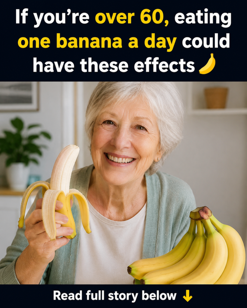 If you’re over 60, eating one banana a day could have these effects 🍌