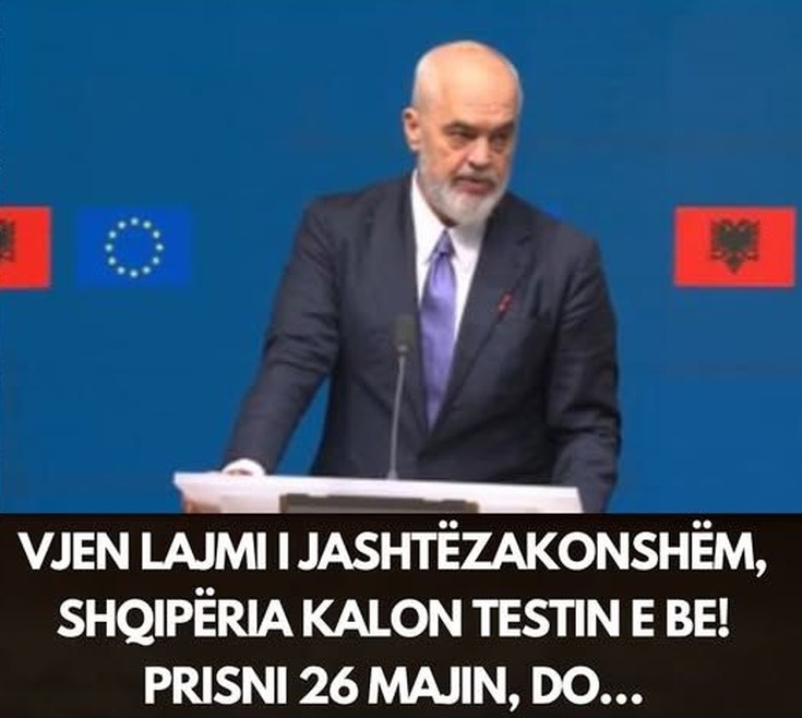 Vjen LAJMI I JASHTËZAKONSHËM, Shqipëria kalon..