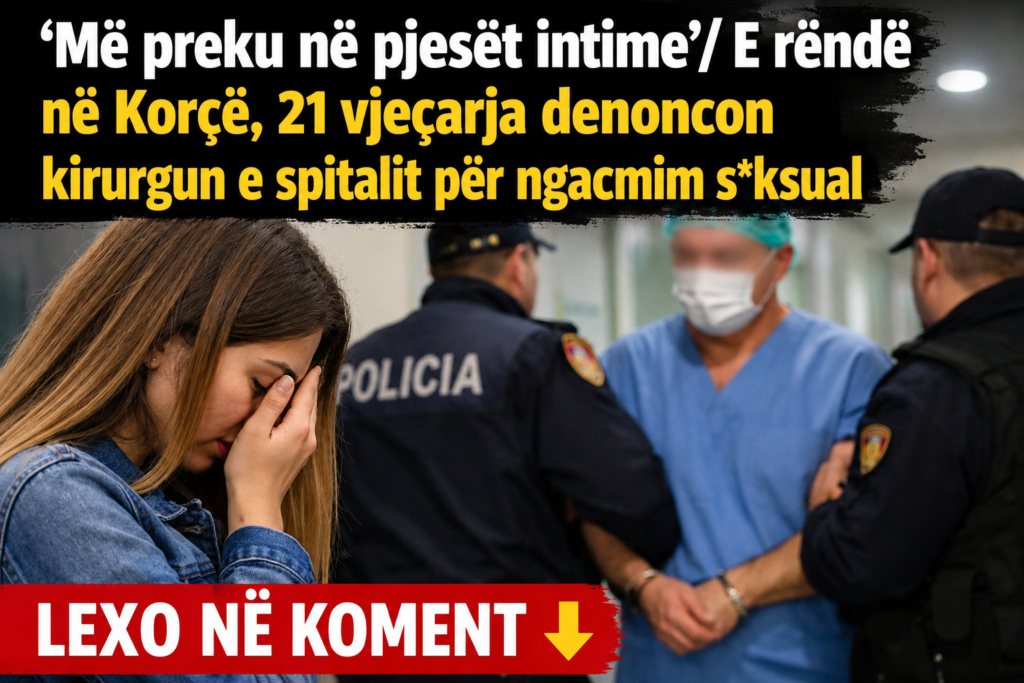 “Më preku në pjesët int*me”/ E rëndë në Korçë, 21 vjeçarja denoncon kirurgun e spitalit për ngacmim se*sual