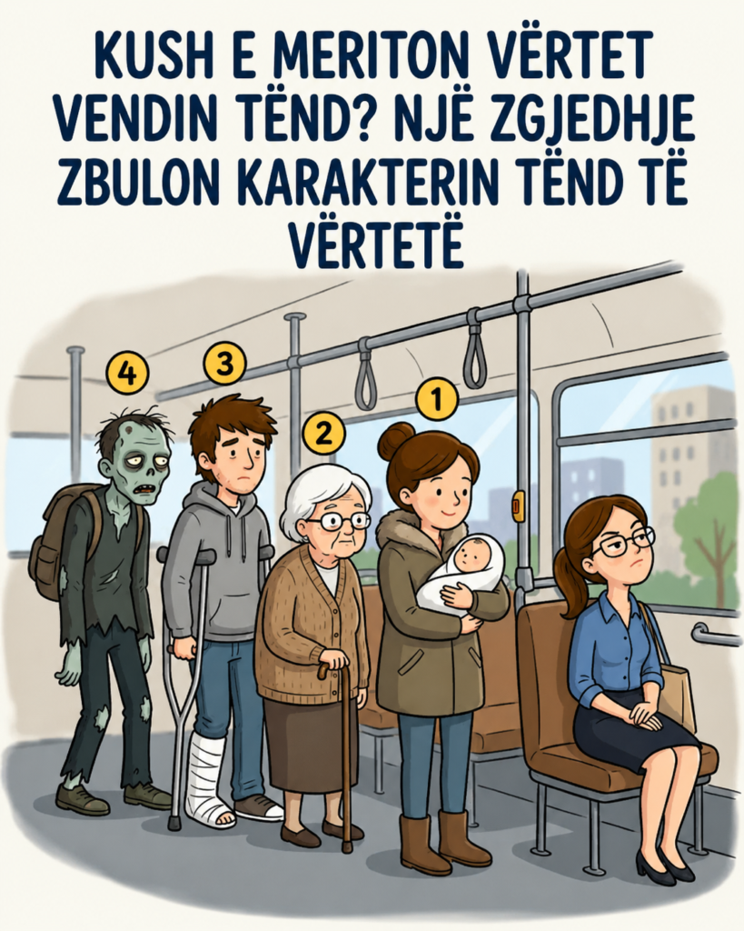 “Kush e meriton vërtet vendin tënd? Një zgjedhje zbulon karakterin tënd të vërtetë.
